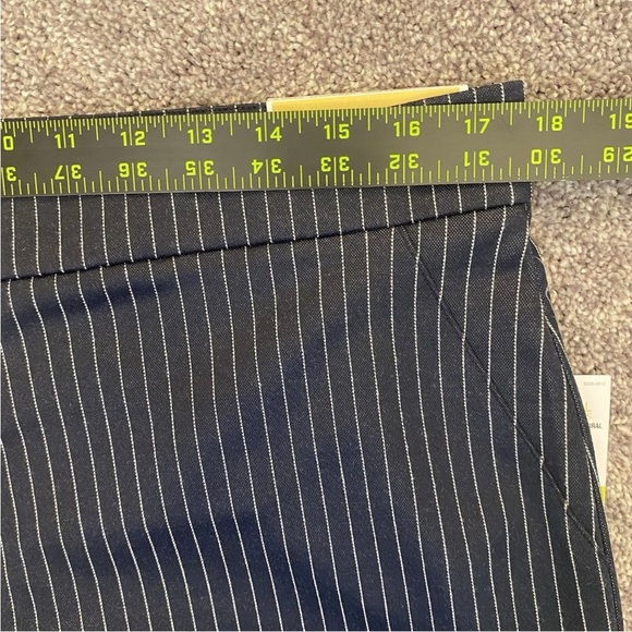 Michael Kors Women's High-Rise Straight Ankle Pants Admiral Size 14 - NWT $110 - Picture 8 of 16